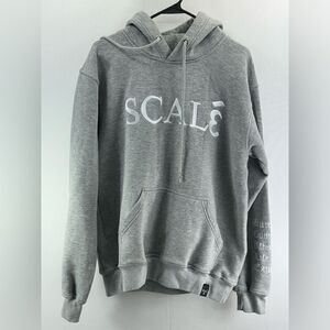 Scale Success Comes After Life Experience Hoodie- Grey- Size L
